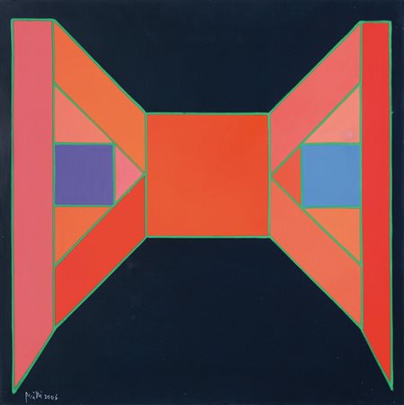 ACHILLE PERILLI Roma 28/01/1927 Il tratto essenziale, 2006 tecnica mista su...