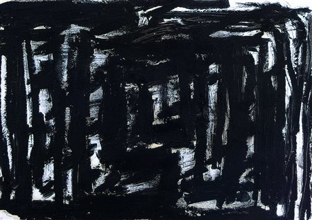 JANNIS KOUNELLIS Pireo (Grecia) 1936 Senza titolo tecnica mista su carta cm....