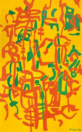 CARLA ACCARDI Trapani 09/10/1924 Senza titolo, 1990 acrilico su intonaco...