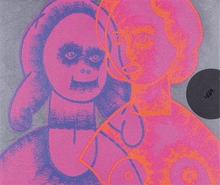 CONCETTO POZZATI Vo' Vecchio (Pd) 01/12/1935 Colloquio fauve, 2004 olio e...