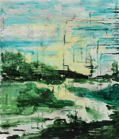 PIERLUIGI PUSOLE Torino 22/08/1963 Io sono Dio, 1998 tecnica mista su tela...