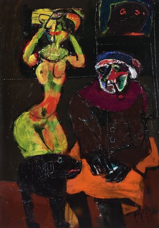 GUIDO PAJETTA Monza (Mi) 08/02/1898 - Milano 15/02/1987 Il vecchio, il cane e...