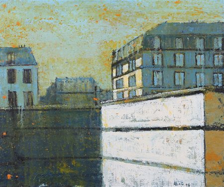 MASSIMILIANO ALIOTO Brindisi 06/05/1972 Luce sulla città, 2004 olio su tela...