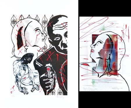 DANIELE FALANGA Messina 30/01/1974 Studio per sirena in mare, 2009 tecnica...