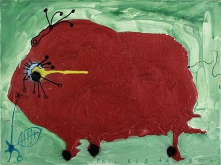 PAUL KOSTABI Whittier (California) 1962 Buffalo of Mars, 2006 olio su tela...