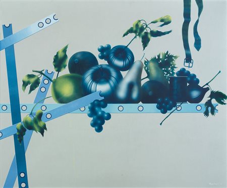 CARLO PESCATORI Brescia 1932 Meal combat individual, 1973 liquitex su tela di...