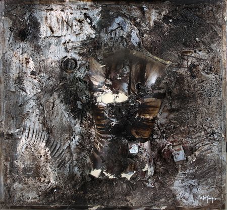 VINCENZO DI GIORGIO Capurso (Ba) 1945 Intrusione olio, tecnica mista e...