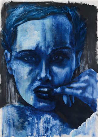 FABIO GIAMPIETRO Milano 1974 Corpo donna, 2002 tecnica mista su tela cm....