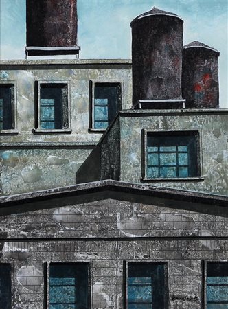 TONINO CAPUTO Lecce 14/05/1933 Senza titolo, 1994 olio su cartone telato cm....