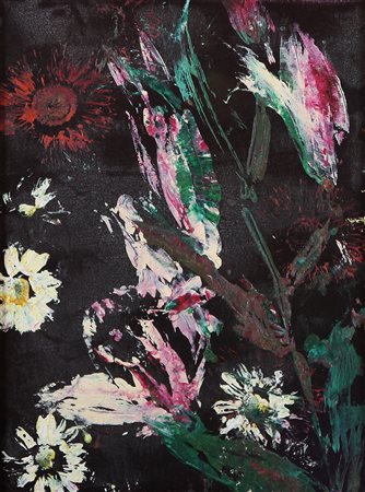 MASSIMO BARZAGLI Marradi (FI) 1960 Fiorile rosa, 1998 olio su tela cm. 40x30,...