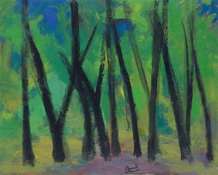 GIANRODOLFO D’ACCARDI Palermo 1906 - Milano 01/09/1993 Bosco olio su tela cm....