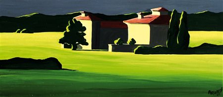 PAOLA RISOLI Milano 09/11/1969 Sere Gardens, 2002 acrilico su tavola e...