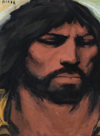 FRANZ FICARA Reggio Calabria 1926 - Milano 1994 Volto del sud, 1979 olio su...