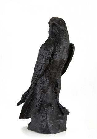 OTTMAR HORL Nauheim (Germania) 1950 Falco nero, 2010 scultura in plastica...