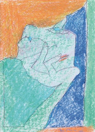 FRANCO ROGNONI Milano 20/09/1913 - Milano 11/03/1999 In posa pastello su...