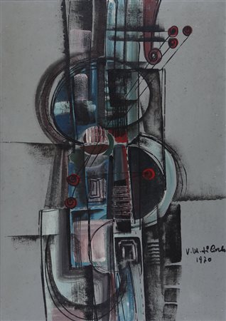 VITTORIOMARIA DI CARLO S. Marco in Lamis (Fg) 1939 Strumento a corde, 1970...