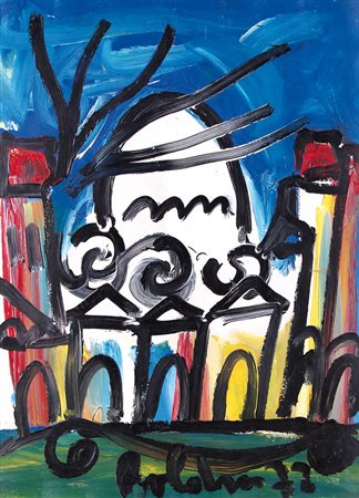 GUSTAVO BOLDRINI Venezia 1925 - Salsomaggiore 1987 Venezia, 1972 acrilici su...