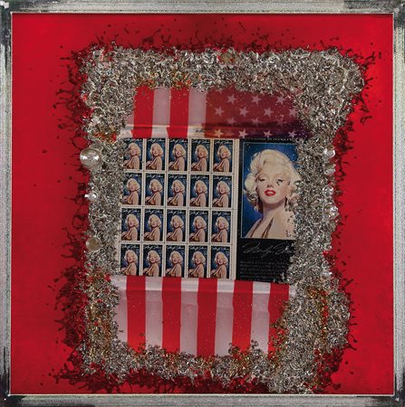 OMAR RONDA Portula (Bi) 11/09/1947 Marilyn frozen, 2005 plastic + foto cm....