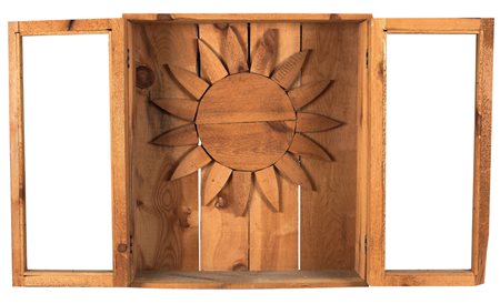 MARIO CEROLI Castelfrentano 1938 Finestra, 1971 multiplo in legno cm....