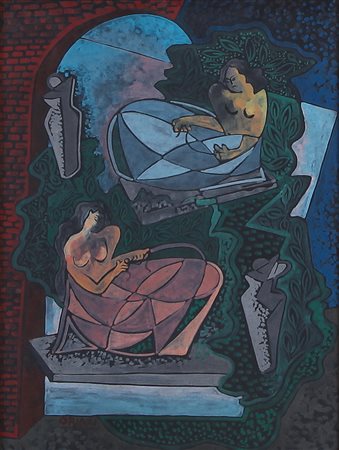 PIPPO ORIANI Torino 25/06/1909 - Roma 01/12/1972 Gioco dei nastri, 1929-33...