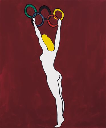 MARCO LODOLA Dorno (Pv) 04/04/1955 Olimpiadi tecnica mista e smalti su tela...