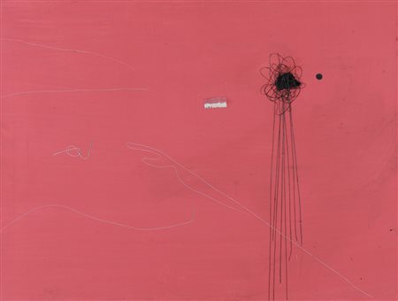 ACHILLE PACE Termoli (Cb) 01/06/1923 Nodo, 2006 tempera e fili applicati su...