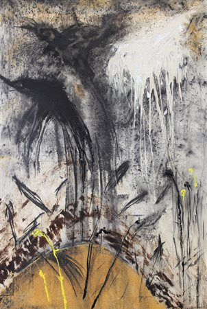 NINO GIULIETTI Reggio Calabria 22/07/1946 Egizia, 1995 olio e tecnica mista...