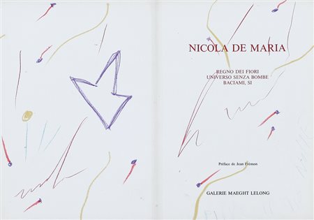 NICOLA DE MARIA Foglianise (Bn) 06/12/1954 Regno dei fiori, (1985) tecnica...