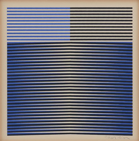 DIEZ CARLOS CRUZ Caracas 1923 Senza titolo tecnica mista su cartoncino cm....