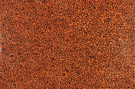 LITTLE ANGEL (LA2) New York 1967 Friendly Orange, 2002 acrilici e marker su...