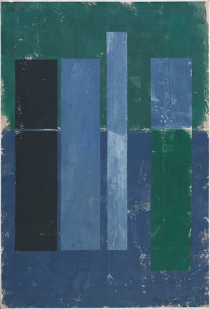 TOTI SCIALOJA Roma 16/12/1914 - Roma 01/03/1998 Senza titolo, 1977 tempera su...