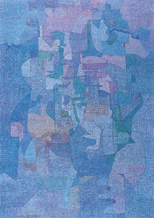 VINCENZO BALSAMO Brindisi 27/06/1935 Senza titolo, 1994 olio su cartoncino...