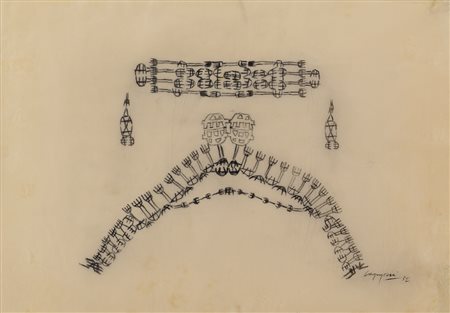 GIUSEPPE CAPOGROSSI Roma 07/03/1900 - Roma 09/10/1972 Collana, bracciale e...