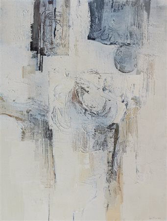 MARIO BIONDA Torino 1913 - Penango (AT) 1985 Parete bianca, 1973 polimaterico...