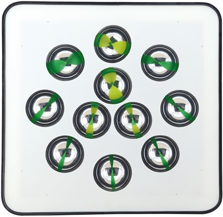 FRANCO COSTALONGA Venezia 1933 Ottico cinetico, 1972 assemblaggio di materie...