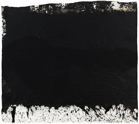 HERMANN NITSCH Vienna 1938 Senza titolo, 2005 tecnica mista su carta cm....