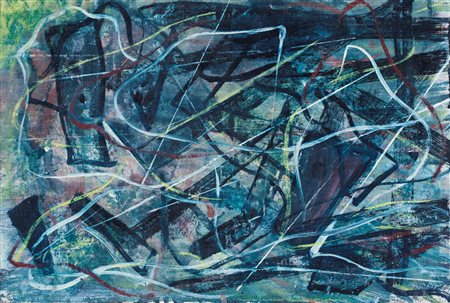 CLAUDIO OLIVIERI Roma 28/11/1934 Senza titolo, 1968 olio su tela applicata su...