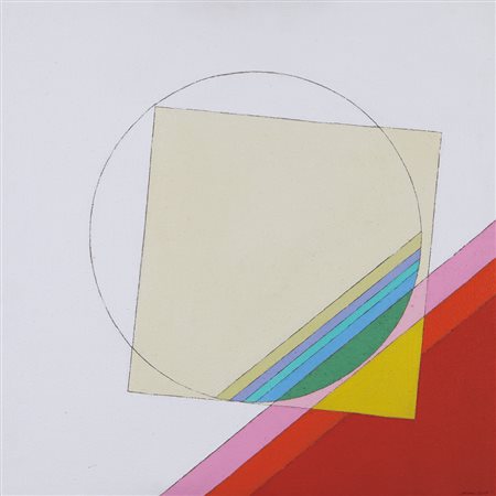 EUGENIO CARMI Genova 17/02/1920 Forse un'altra memoria sul bianco, 2007 olio...