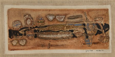 GAETANO POMPA Forenza (PZ) 1933 - 1998 Senza titolo, 1960 tecnica mista su...