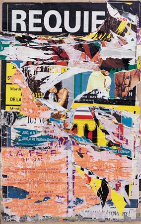 JACQUES VILLEGLÉ Quimper (Francia) 1926 Les Dessous du boulevard...