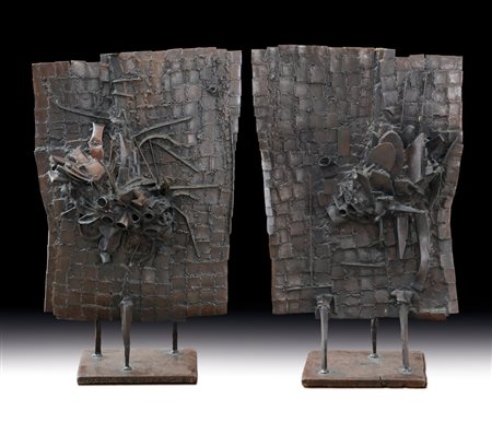 CESAR Marsiglia 1921 - 1998 Senza titolo (plaque) scultura in bronzo cm....