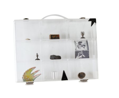 LUCA ALINARI Firenze 27/10/1943 Senza titolo valigetta in plexiglass con...