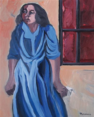 SAVERIO TERRUSO Monreale (Pa) 11/01/1939 - Milano 03/03/2003 Figura, 1978...