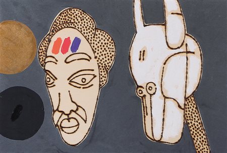 CONCETTO POZZATI Vo' Vecchio (Pd) 01/12/1935 Imagologia, 2001 tecnica mista...