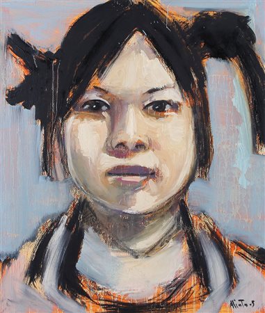 MASSIMILIANO ALIOTO Brindisi 06/05/1972 Asia, 2005 olio su tela cm. 60x50,...