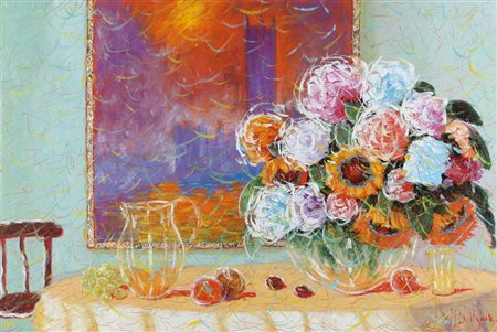 ROBERTO MASIA Iglesias (Ca) 20/02/1958 Natura morta con omaggio a Claude...