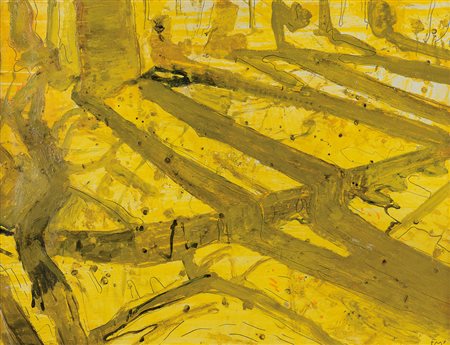 GIOVANNI FRANGI Milano 12/05/1959 La regle du jeu tecnica mista su carta cm....