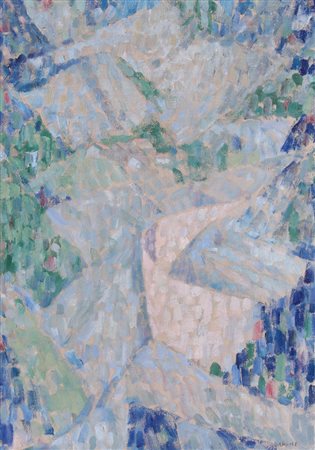 MAUGHAM DAPHNE CASORATI Londra 1897 - Torino 1982 Paesaggio, 1964 olio su...