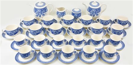 SERVIZIO DA THE E CAFFE' IN PORCELLANA DI WEDGWOOD serie Home Vintage Blue...