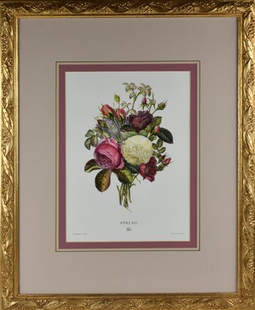 SPRING stampa su carta, cm 67x57